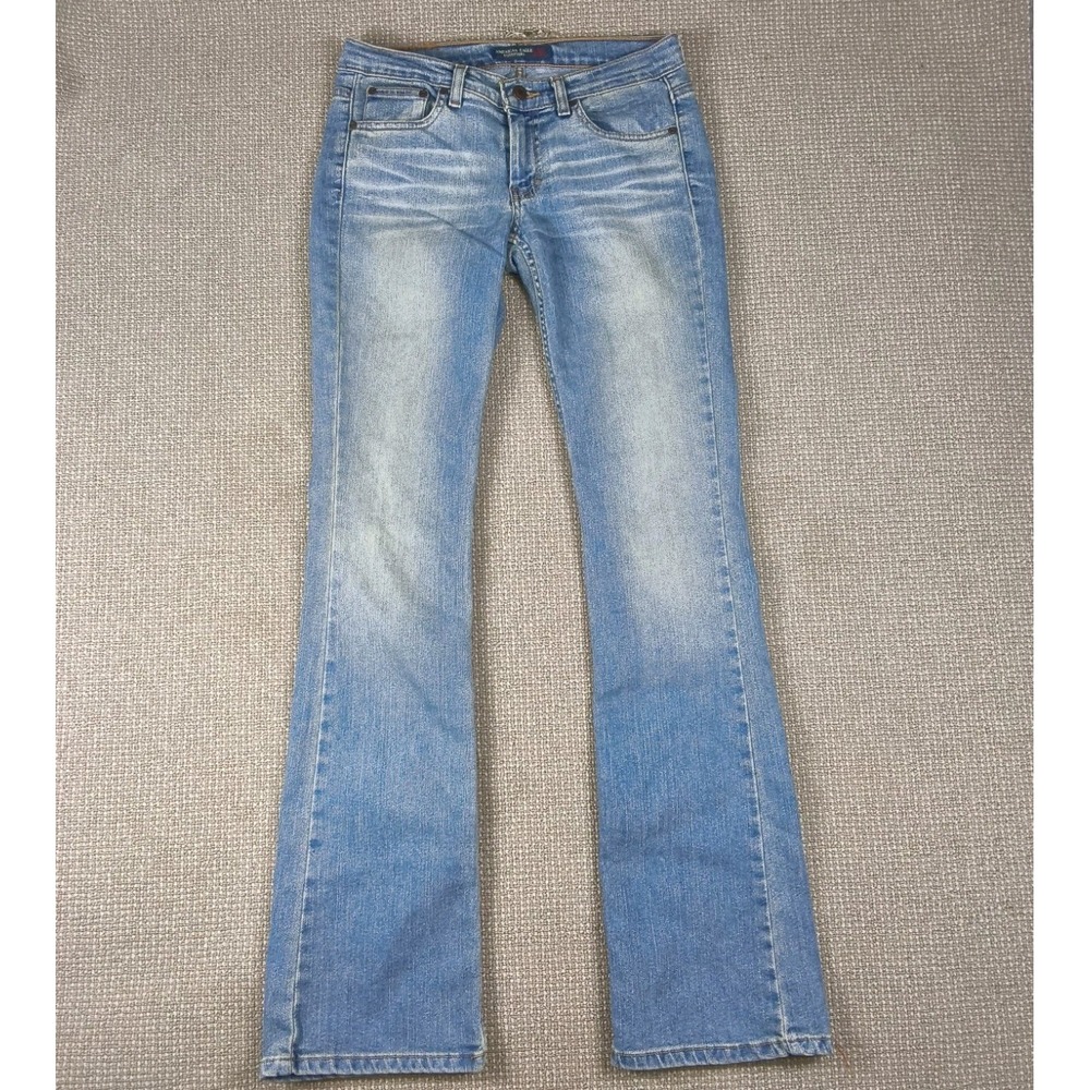 Vintage American Eagle Y2K Low Rise Bootcut Flare Jeans 8 Long 7846